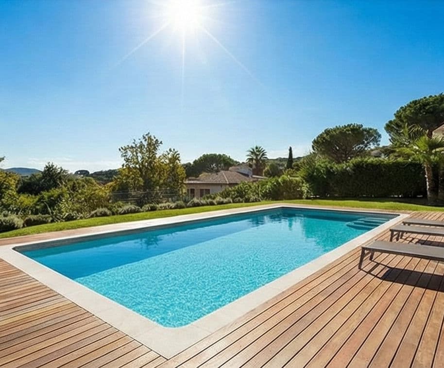 Exclusive access to pool and garden